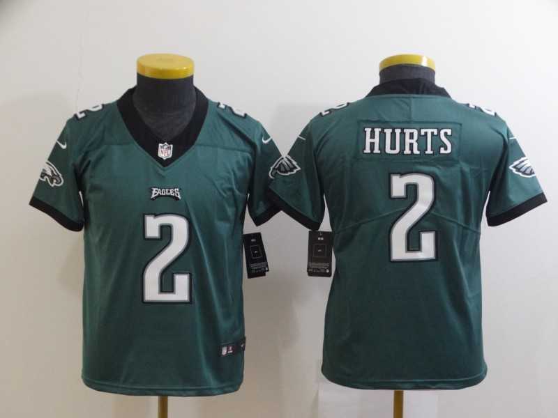 Youth Nike Eagles 2 Jalen Hurts Green Vapor Untouchable Limited Jersey,We sell and wholesale Youth Nike Eagles 2 Jalen Hurts Green Vapor Untouchable Limited Jersey on line form chian!